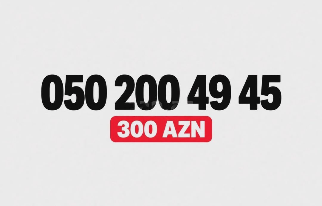 Azercell nömrə 050 200 49 45 — Elektronika, Bakı