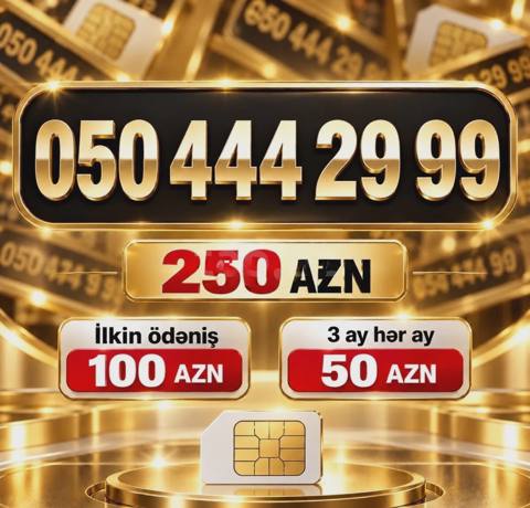 Azercell nömrə (050) 444-29-99 — Bakı