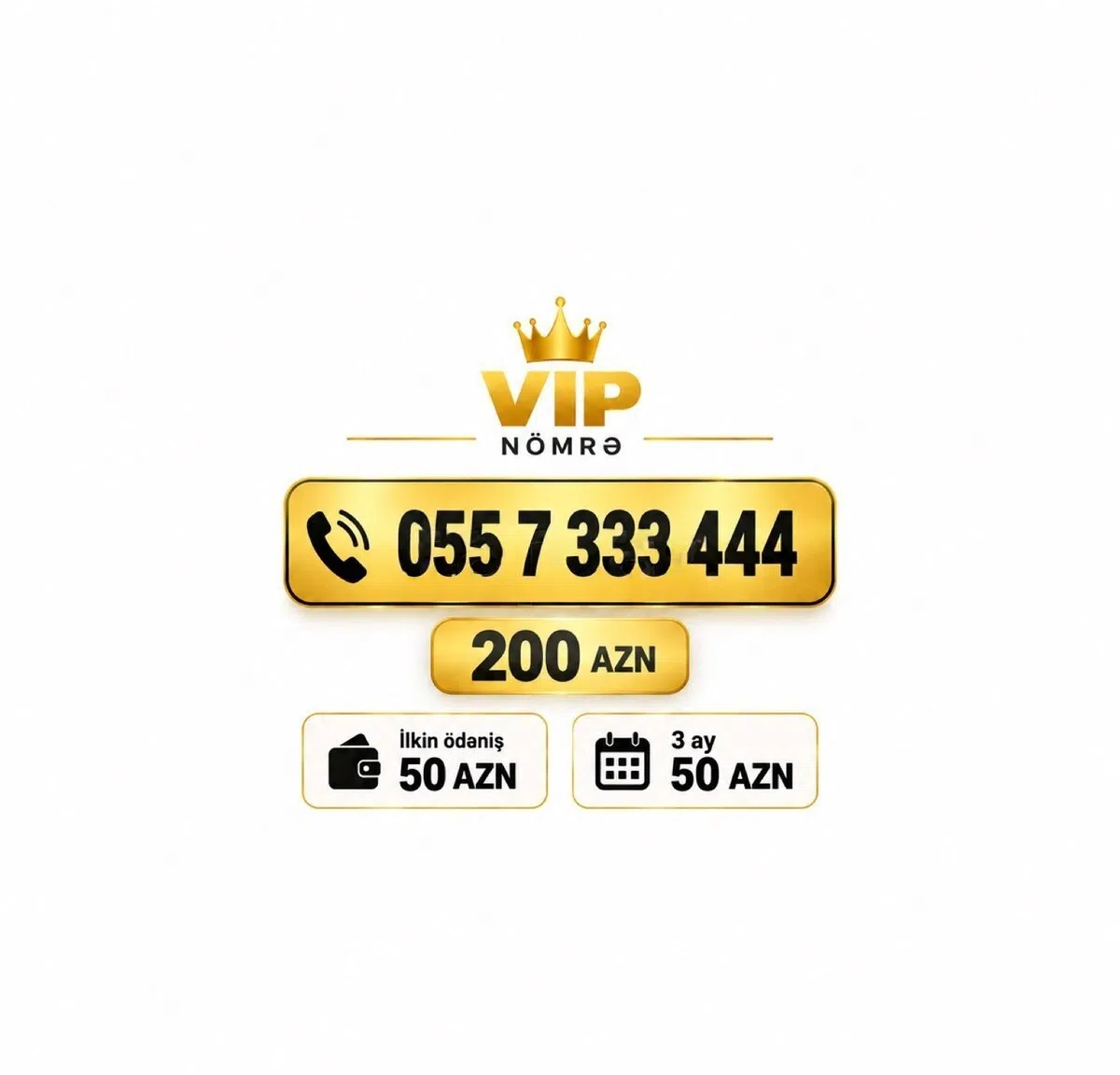 Bakcell nömrə 055 733 34 44 — Баку