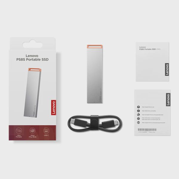 Lenovo Portable SSD 1TB PS8S GXB1T57740 — Xarici diskləri və fləş-yaddaşlar, Bakı