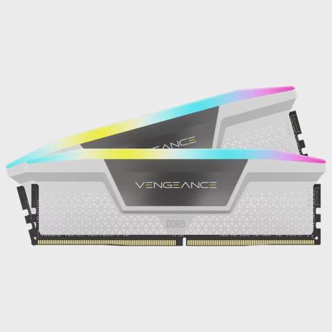 Corsair Vengeance RGB 64GB (2x32GB) DDR5 6400MHz White PC RAM — Baku