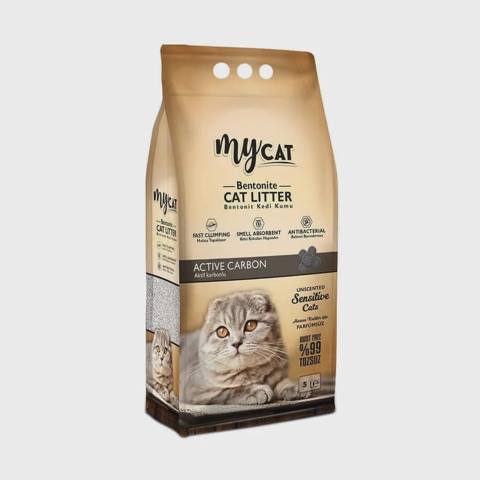 My Cat, aktiv kömürlü pişik qumu, iri qranullar (5 l) — Baku