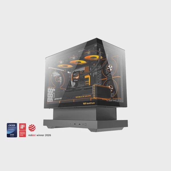 Aigo Darkflash Floatron F1 Black M-atx with 6fans Case — Korpuslər, Bakı
