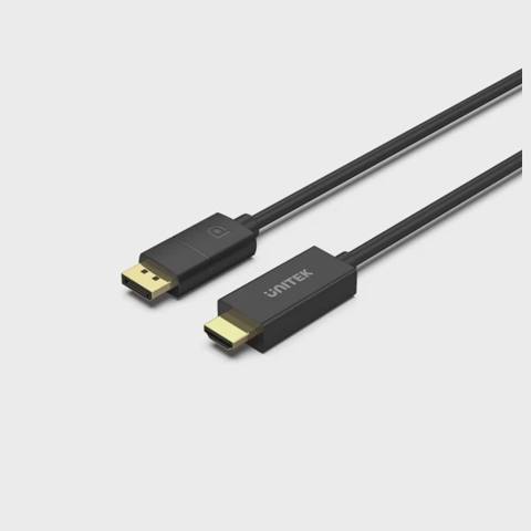 Unıtek dp 1.2 to HDMI 4K Cable 1.8M V1608A — ITM Store — Видео кабелдер жана адаптерлер