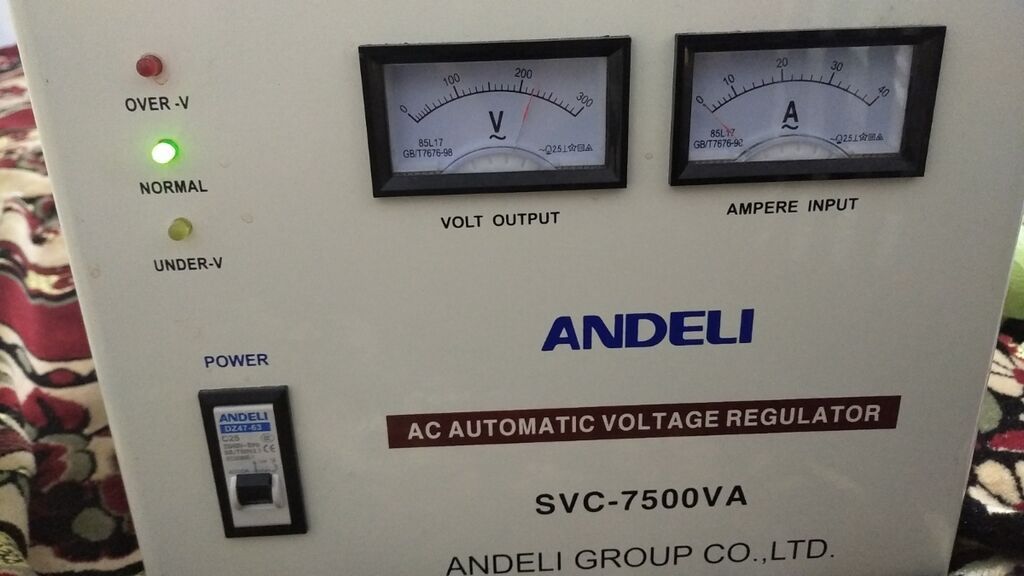 Andelı SVC-7500VA AC Automatic Voltage Regulator - Güc: 7500 VA — Gərginlik stabilizatoru, Bakı