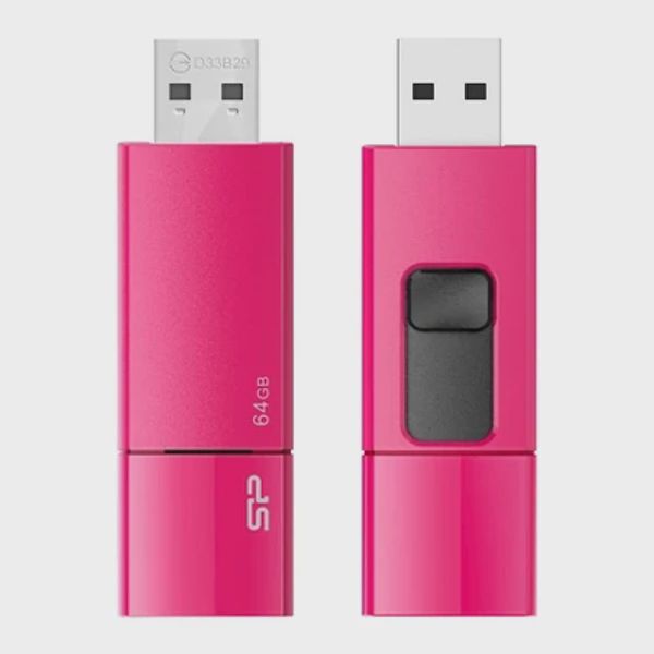 Silicon Power Blaze B05 Flash 64GB Peach — USB fləş yaddaş, Bakı