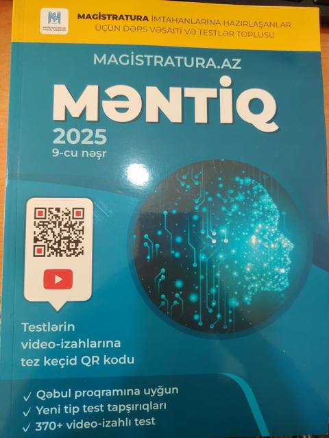 Məhsul: “Magıstratura.az – Məntiq 2025” (9-cu nəşr) dərs vəsaiti və — Ленкорань