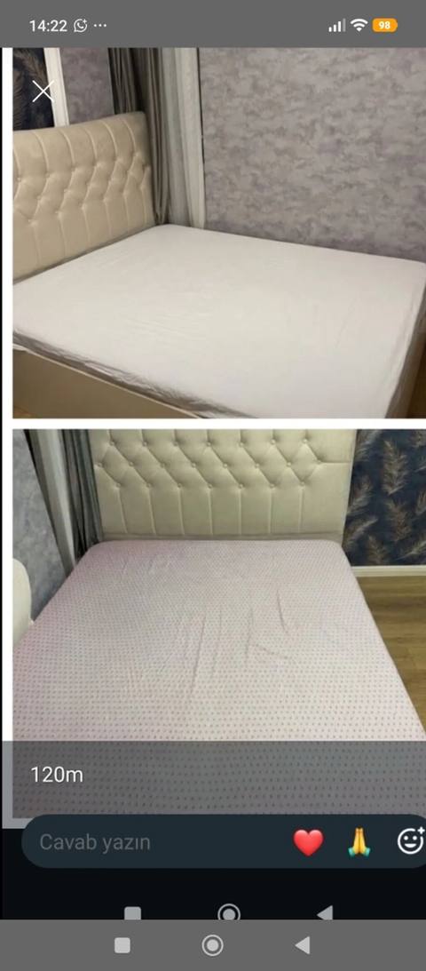İşlənmiş, Təknəfərlik çarpayı, Matras ilə — Bakı