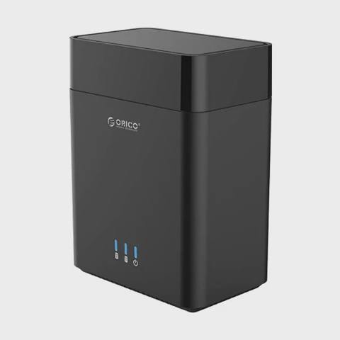 Orico DS200U3-EU-BK-BP 2-Bay Magnetic-type HDD Enclosure — Tovarlar