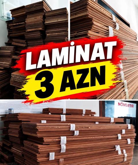 Laminat səliqəli sökülüb sadəcə köhnə model və hər birindən az kv — Баку