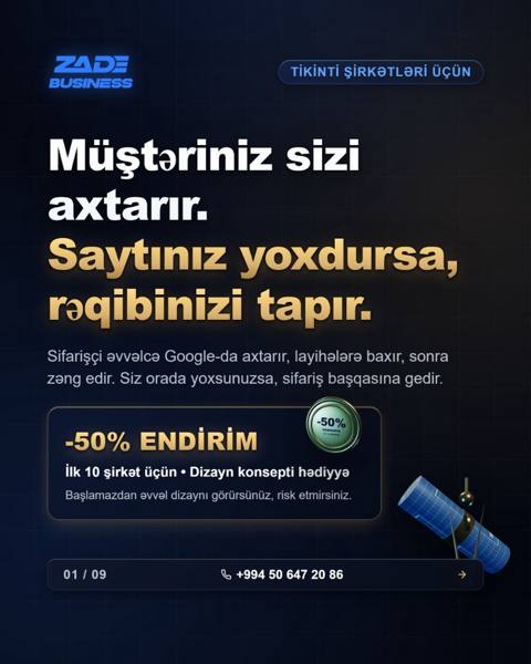 Veb saytların hazırlanması Hosting — 490 ₼ · Баку · Vebsayt və tətbiqlərin yaradılması Veb saytların hazırlanması Hosting — Баку