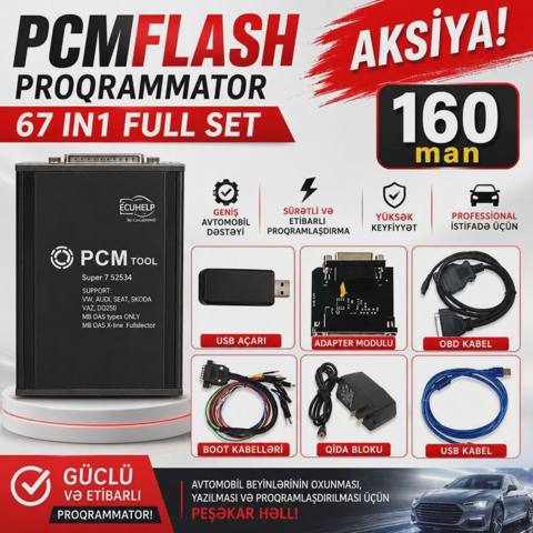 Proqrammator PCMFlash 67 in 1 Full Set — 160 ₼ · Ленкорань · Avto Proqrammator PCMFlash 67 in 1 Full Set — Ленкорань