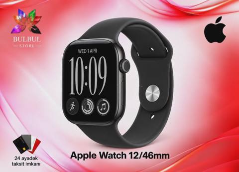 Smart saat Apple Watch Series 12 Qara — Баку