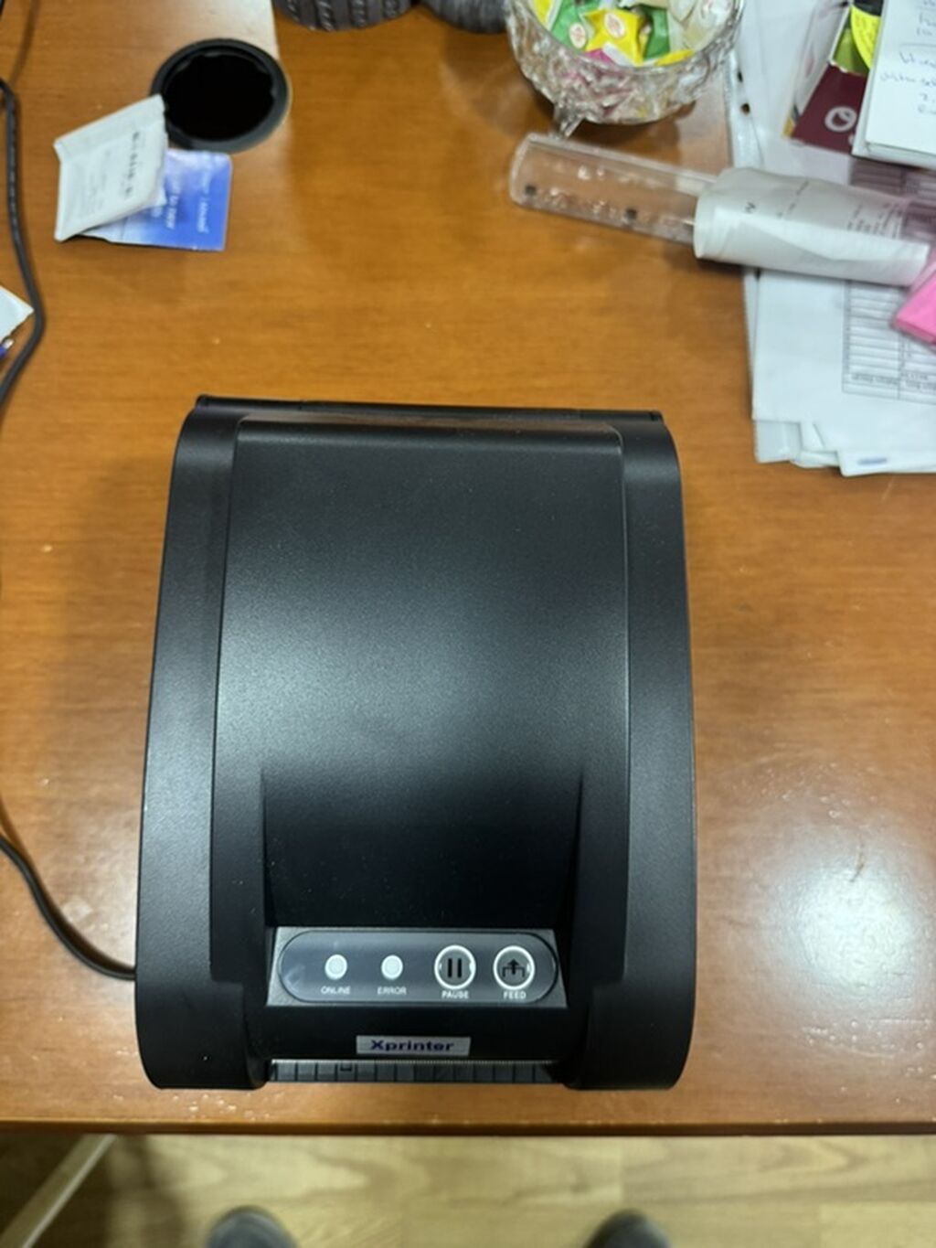 Xprinter termal barkod printeri - Növ: Termal barkod/etiket printeri — Kassa avadanlığı, Xırdalan (3)