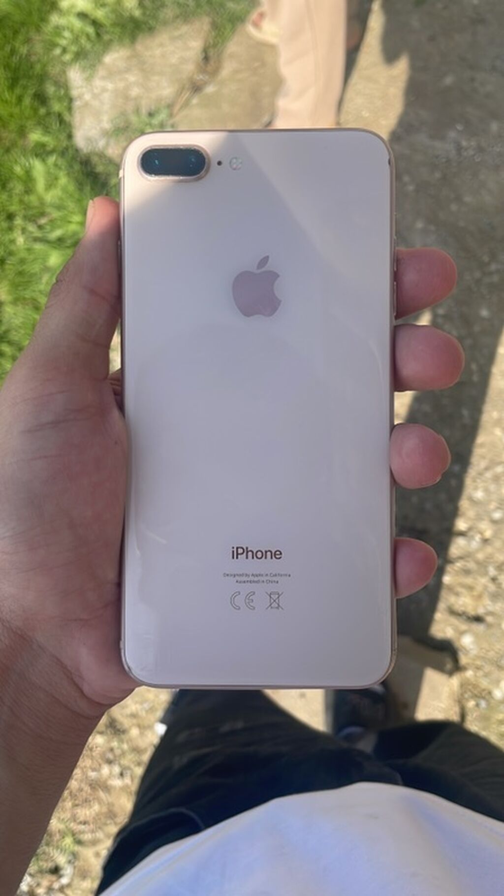IPhone 8 Plus, 64 GB, Ağ, Simsiz şarj — Apple iPhone, Digah