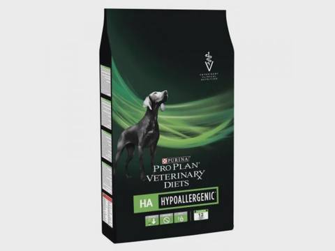 Pro Plan Veterinary Diets HA Hypoallergenic, allergik reaksiyalar zamanı bütün cinslərdən olan itlər üçün quru yem (bütöv kisə, 3 kq) — Baku
