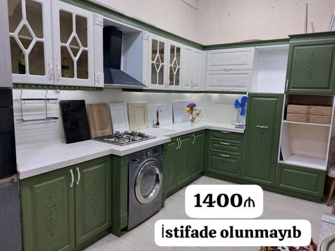 Endirim olundu mətbəx mebeli 1400₼. Yeni yığılıb. İstifadə — Bakı