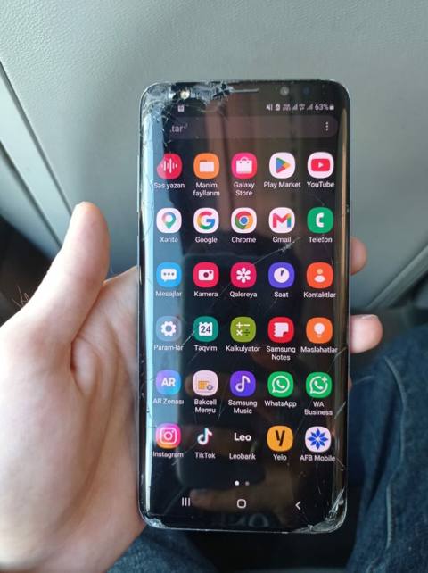 Samsung Galaxy S9 Plus, 64 GB, Barmaq izi — Хырдалан