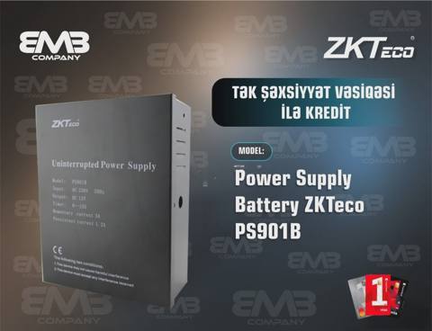 Qida bloku ZKTeco PS901B — Baku