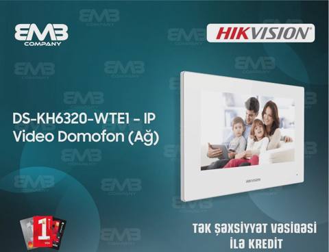 IP video domofon monitoru Hikvision DS-KH6320-WTE1 — 200 ₼ · Baku · Mallar IP video domofon monitoru Hikvision DS-KH6320-WTE1 — Baku
