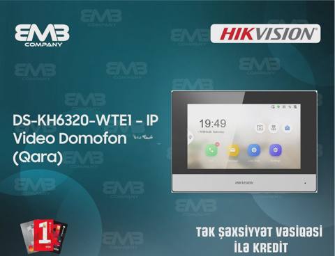 Video domofon monitoru Hikvision DS-KH6320-WTE1 — 200 ₼ · Baku · Mallar Video domofon monitoru Hikvision DS-KH6320-WTE1 — Baku