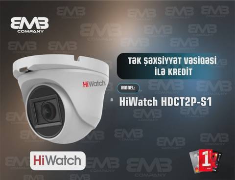Müşahidə kamerası HiWatch HDCT2P-S1 — 34 ₼ · Mallar Müşahidə kamerası HiWatch HDCT2P-S1
