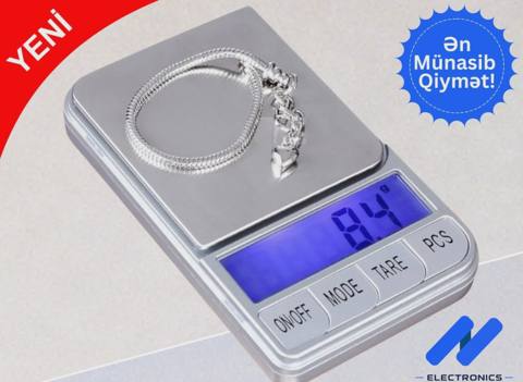 Elektron zərgərlik tərəzisi 200g/0.01g — N elektironiks — Соода таразалары
