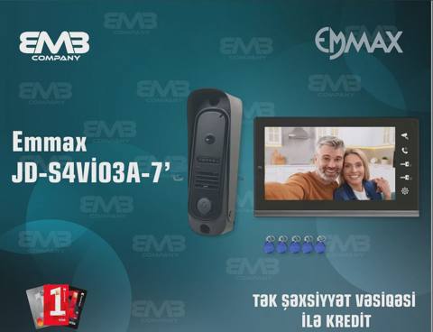 Video domofon Emmax JD-S4VI03A-7 — Bakı