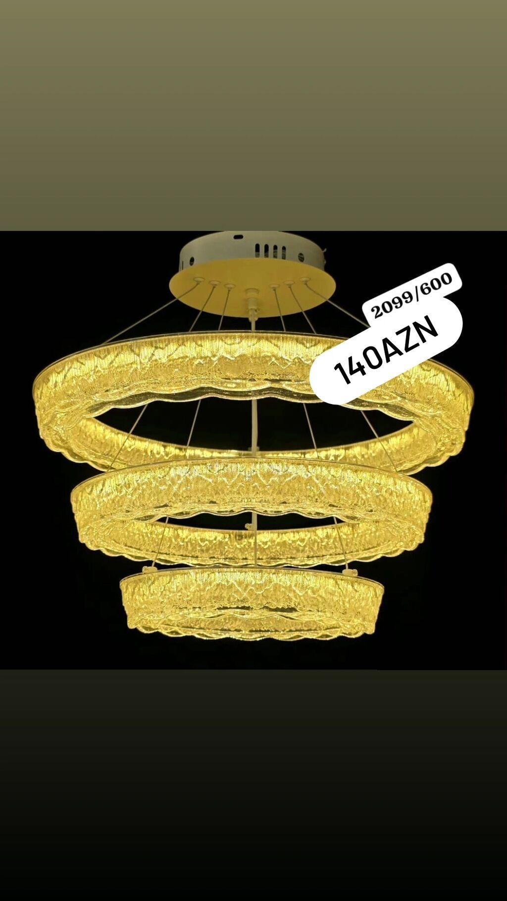 Led Çılçıraq, 4 və daha çox lampa, Metal — Tavan is?qlar? v? cilc?raqlar, Ceyranbatan (9)