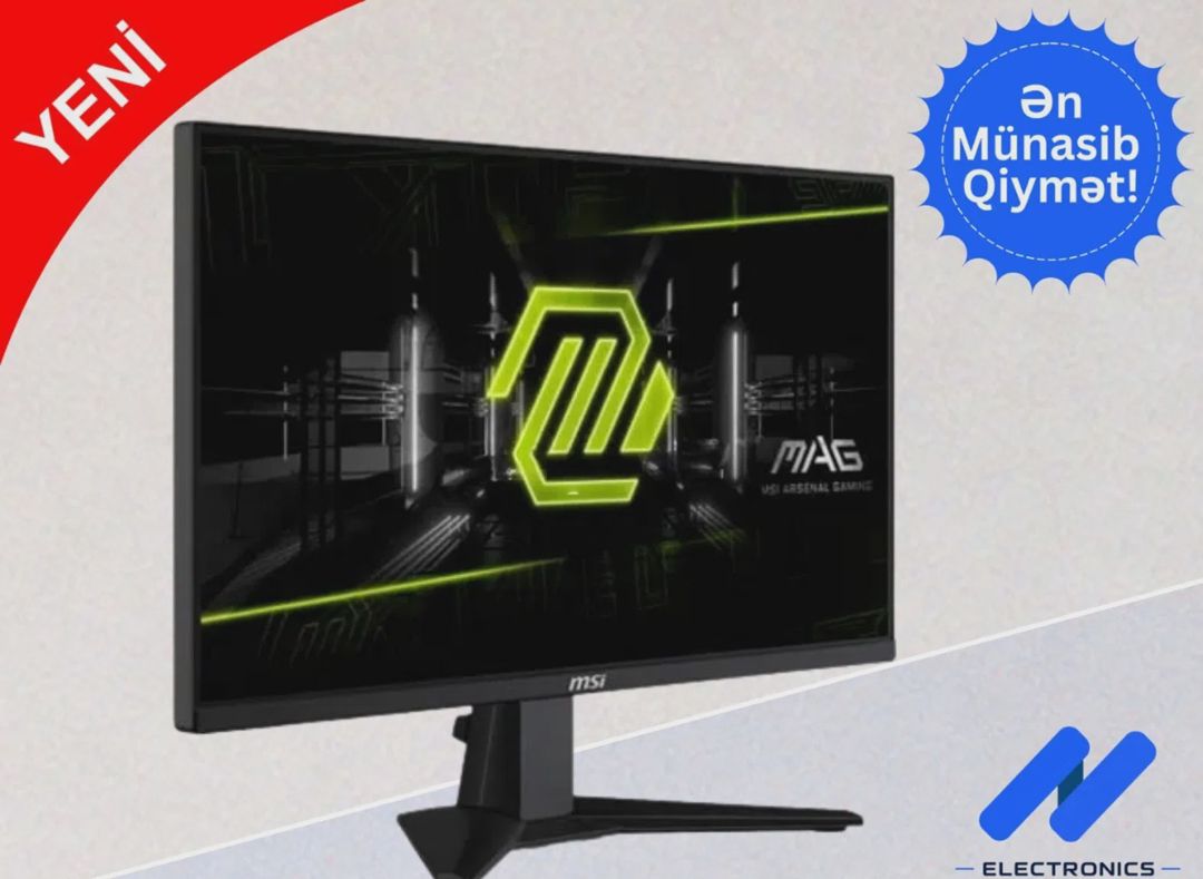 Monitor MSI MAG 255F E20 24.5" 200Hz — Monitorlər (2)
