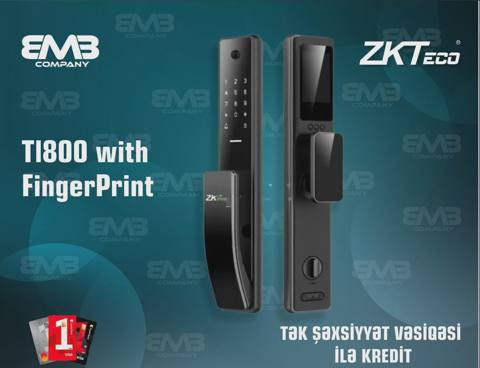 Smart qapı kilidi ZKTeco TL800 — Баку