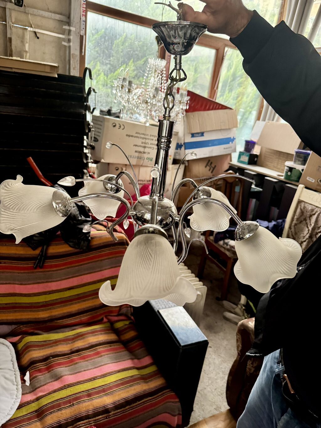 Çılçıraq, 10 və daha çox lampa, Xrustal — Tavan is?qlar? v? cilc?raqlar, Bakı (9)
