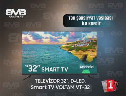 Televizor 32" LED — 290 ₼ · Баку · Televizorlar Televizor 32" LED — Баку