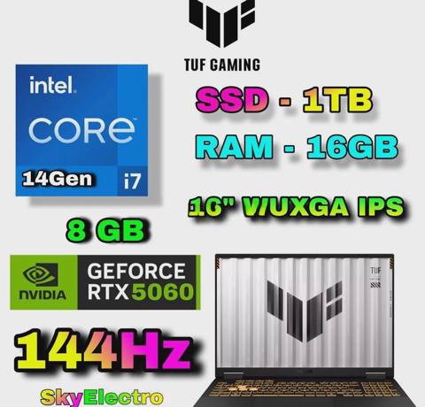 Notbuk Asus TUF F16 FX608JMI 16" Intel Core i7 1 TB /16 GB DDR5 — Баку