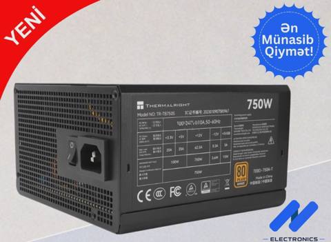 Qida bloku Thermalright TR-TB750S 750W 80+ Bronze — Baku