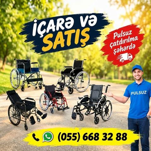 Məhsul: Manuel əlil arabaları – icarə və satış Təsvir: - Fərqli — Баку