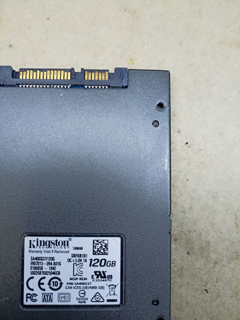 Kingston 2.5" Sata SSD – 120GB - Model: Kingston Technology, 2.5 düym — Sabit diskləri, Bakı