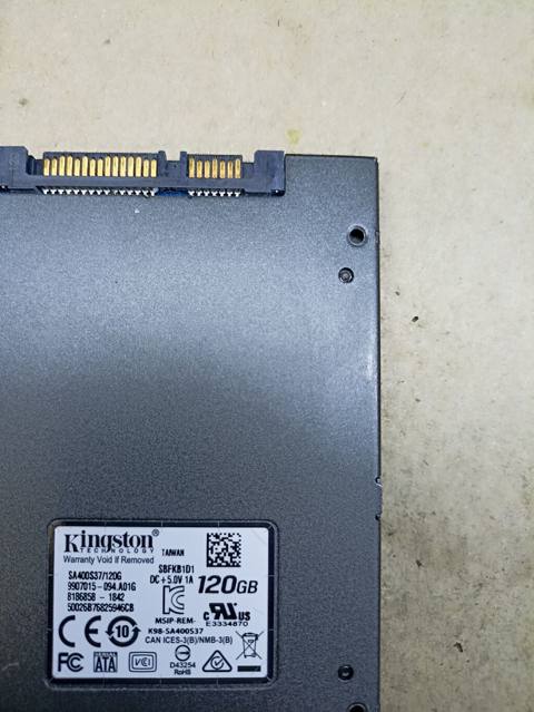 Kingston 2.5" Sata SSD – 120GB - Model: Kingston Technology, 2.5 düym — Баку