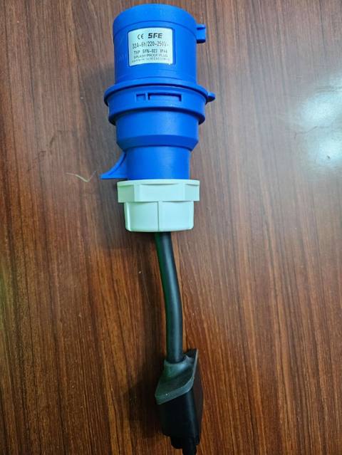 Tesla Adapter Sənaye tipli şarj fişi Göy fiş / Göy şteker ​32A CEE — Bakı