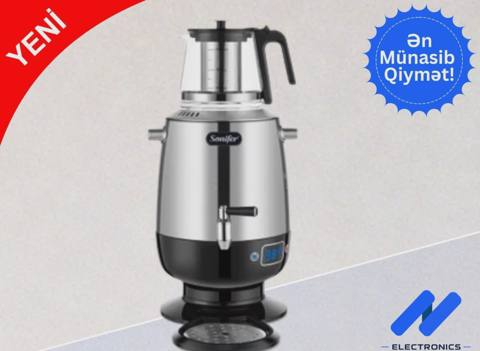 Samovar Paslanmayan polad material