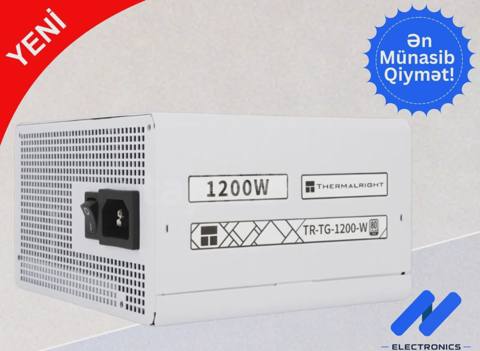 Qida bloku Thermalright TR-TG1200-W 1200W 80+ Gold — 298 ₼ · Qida bloklari Qida bloku Thermalright TR-TG1200-W 1200W 80+ Gold