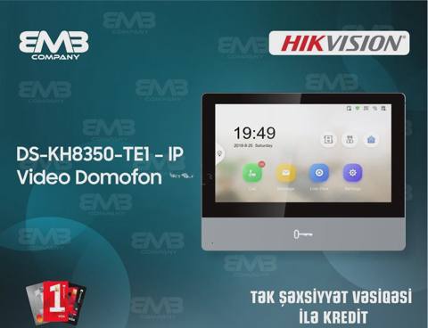 Domofon monitoru Hikvision DS-KH8350-TE1 — 370 ₼ · Bakı · Mallar Domofon monitoru Hikvision DS-KH8350-TE1 — Bakı