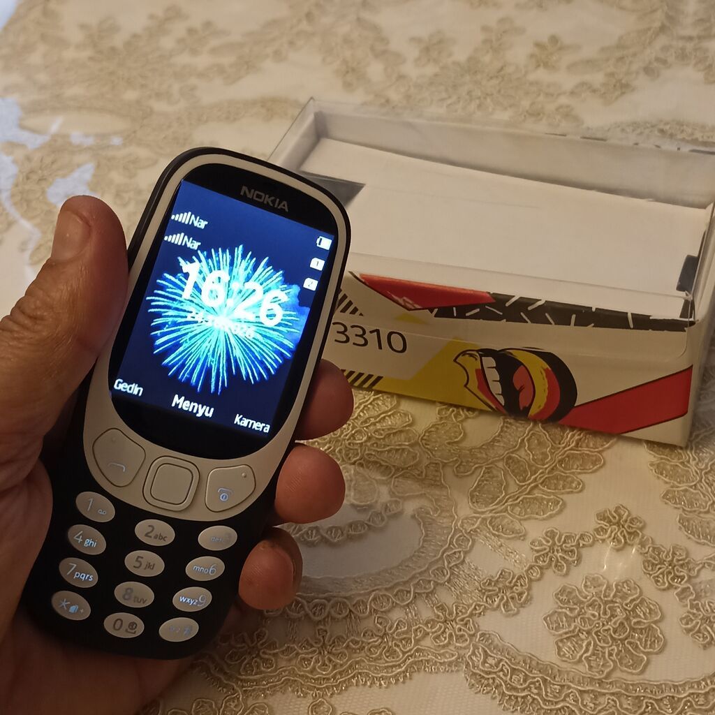 Nokia 3310, 2 GB Memory Capacity, rəng - Göy, Düyməli — Nokia, Quba (2)
