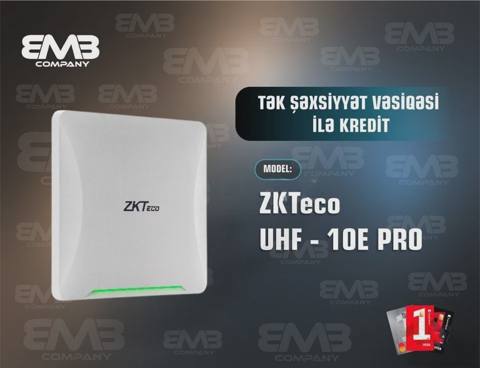 UHF oxuyucu ZKTeco UHF-10E Pro — 499 ₼ · Mallar UHF oxuyucu ZKTeco UHF-10E Pro