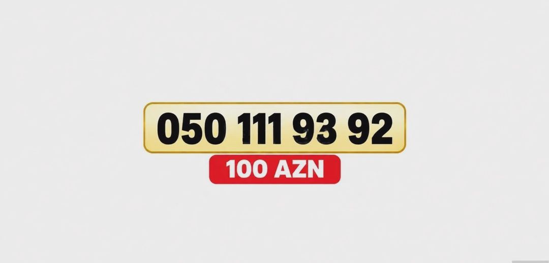 Azercell nömrə 050 111-93-92 — Elektronika