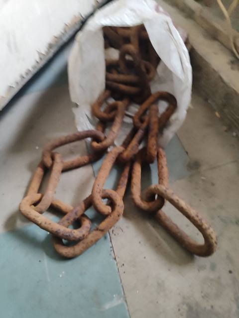 Ağır yüklər üçün iri halqalı metal zəncir - Material: qalın divarlı — Баку