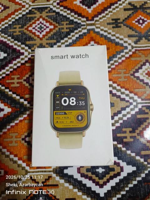 Smart saat Əla vəziyyətdədir sadəcə jelatini çıxarılıb. Bluetooth — 15 ₼ · Shaki · Ağıllı saatlar Smart saat Əla vəziyyətdədir sadəcə jelatini çıxarılıb. Bluetooth — Shaki