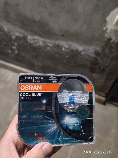 Osram Cool Blue Intense H8 avtomobil lampası - Tip: H8, PGJ19-1 — 40 ₼ · Баку · Avtomobil işığı Osram Cool Blue Intense H8 avtomobil lampası - Tip: H8, PGJ19-1 — Баку