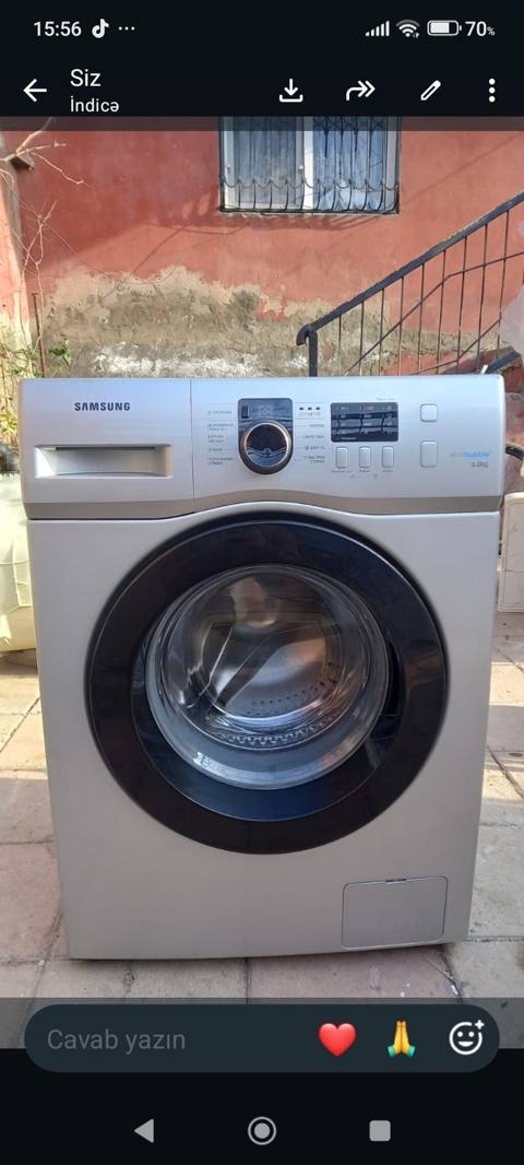 Samsung paltaryuyan maşın – EcoBubble, 6.0 kq Xüsusiyyətlər: - Ön — 300 ₼ · Bakı · Çamaşır maşınları Samsung paltaryuyan maşın – EcoBubble, 6.0 kq Xüsusiyyətlər: - Ön — Bakı