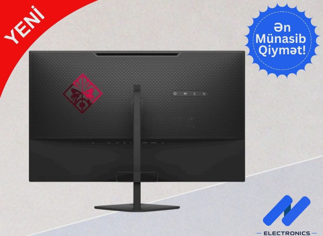 Monitor HP Omen 25 (Z7Y57AA) 25" Full HD 144Hz — Monitorlər (3)